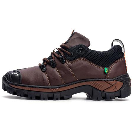 Bota Adventure Coturno Masculino Cano Baixo Para Trabalho Imagem de Bota Adventure Coturno Masculino Cano Baixo Para Trabalho
