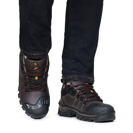 Bota Adventure Coturno Masculino Cano Baixo Para Trabalho Imagem de Bota Adventure Coturno Masculino Cano Baixo Para Trabalho
