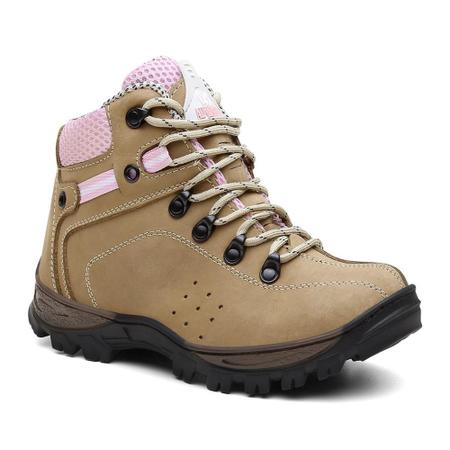 Bota Coturno Feminino Couro Legitimo Adventure Bota Feminina Trilhas Ar  Livre Aventura - Jataí Sports - Bota para Escalada e Trekking - Magazine  Luiza