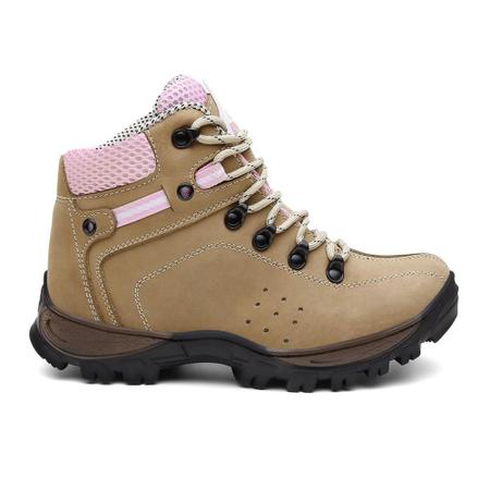 Bota Coturno Feminino Couro Legitimo Adventure Bota Feminina Trilhas Ar  Livre Aventura - Jataí Sports - Bota para Escalada e Trekking - Magazine  Luiza