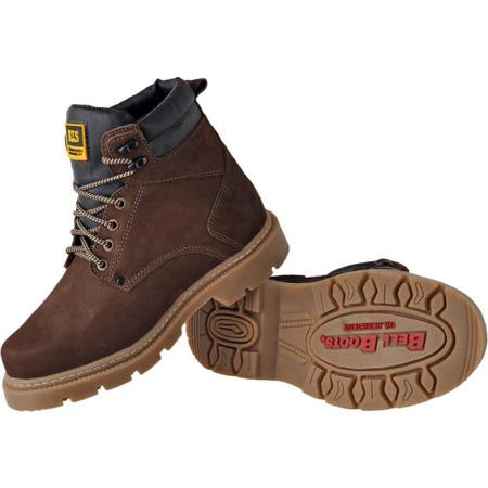 Imagem de Bota Adventure Masculina Couro Macia Resistente Confortável