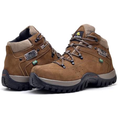 Imagem de Bota Adventure Masculina Couro Solado Borracha Macio