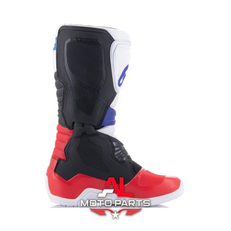 Imagem de Bota Alpinestars Tech 3 Branco Vermelho Azul