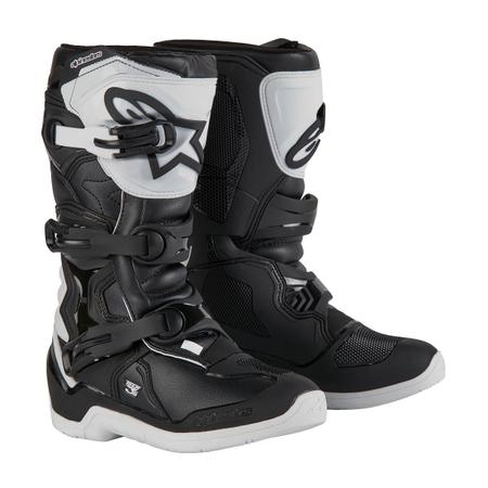 Imagem de Bota Alpinestars Tech 3 S Jovem Branco Preto