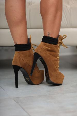 Ankle boot hot sale caramelo