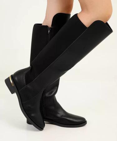 Bota Bebec Cano Longo Feminina Preta T1834204 Bebece Bota