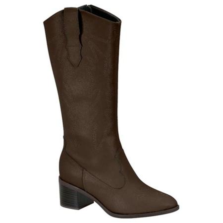 Bota beira rio cano longo marrom 2025