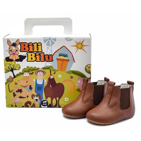 Bota Botina Bili Bilu Bebê Couro Infantil Criança - Moda Infantil -  Magazine Luiza