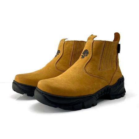 Bota Masculina Botina Trabalho Couro Resistente - polo art - Bota Masculina  - Magazine Luiza