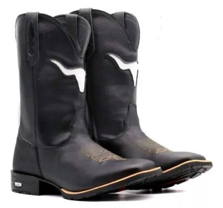 Bota sales vazada preta
