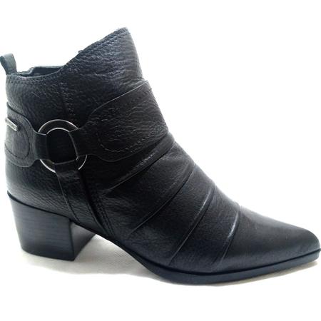 Bota Bottero cano curto em couro 2023 Bota Feminina Magazine Luiza