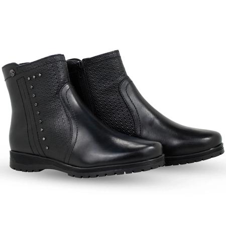 Bota cano curto store rasteira bottero