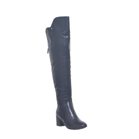 Bota over the knee couro sale bottero