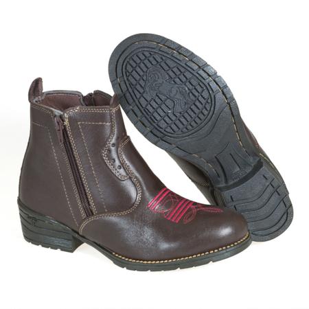 Bota Butina Infantil Feminina Country Cano Curto Estilo Texana Lançamento - Vitorshoes Imagem de Bota Butina Infantil Feminina Country Cano Curto Estilo Texana Lançamento