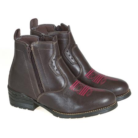 Bota Butina Infantil Feminina Country Cano Curto Estilo Texana Lançamento - Vitorshoes Imagem de Bota Butina Infantil Feminina Country Cano Curto Estilo Texana Lançamento