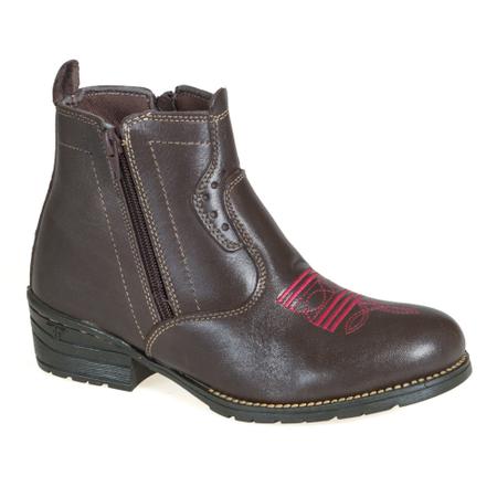 Bota Butina Infantil Feminina Country Cano Curto Estilo Texana Lançamento - Vitorshoes Imagem de Bota Butina Infantil Feminina Country Cano Curto Estilo Texana Lançamento