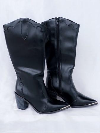 Bota Cano Alto Country Preto Vizzano Imagem de Bota Cano Alto Country Preto Vizzano