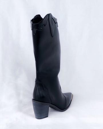 Bota Cano Alto Country Preto Vizzano Imagem de Bota Cano Alto Country Preto Vizzano