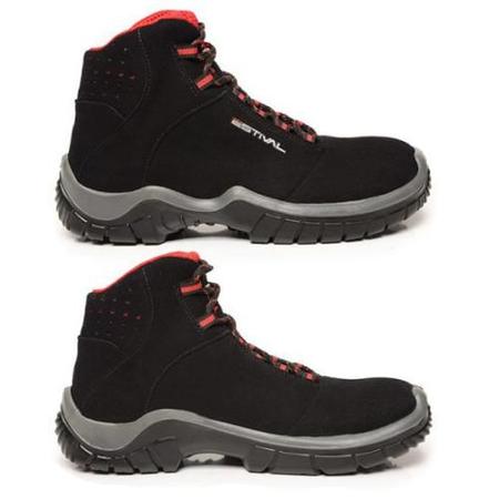 Imagem de Bota Cano Alto Energy Preto/Vermelho N.º44