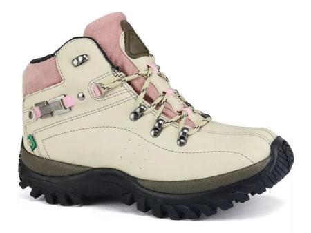 Imagem de Bota Cano Curto Adventure Feminina Cor Preto Confortavel