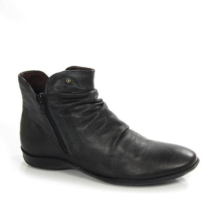 Bota cano curto com ziper lateral perlatto - ang820 Imagem de Bota cano curto com ziper lateral perlatto - ang820