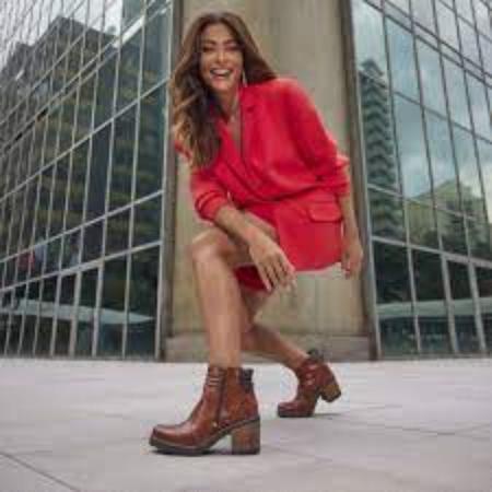 Bota cano curto feminina dakota oficial total conforto salto