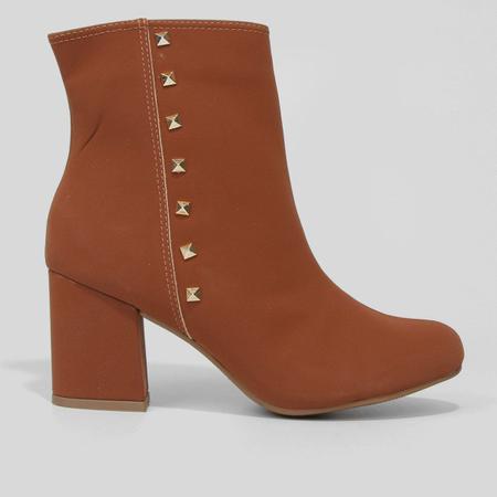 Bota nobuck sale feminina cano curto