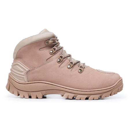 Bota Caterpillar Adventure Masculina Cano Curto Couro Nude