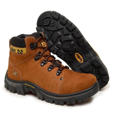 Imagem de Bota Cano Curto Masculina Couro