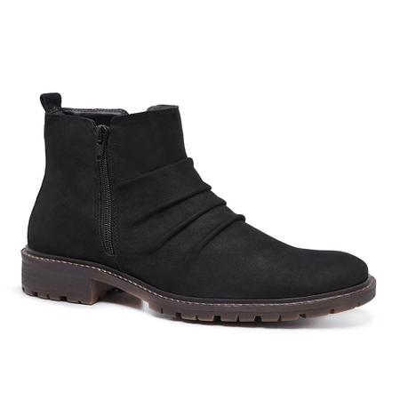 Bota preta store cano curto masculina