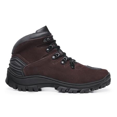 Bota masculina marrom cano 2024 curto