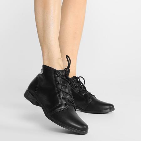 Bota cano store curto oxford