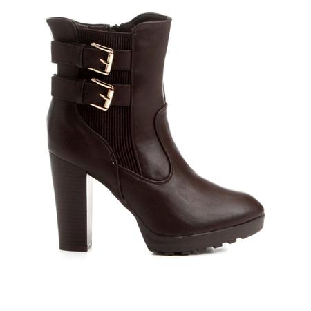 Bota cano curto mooncity cheap marrom