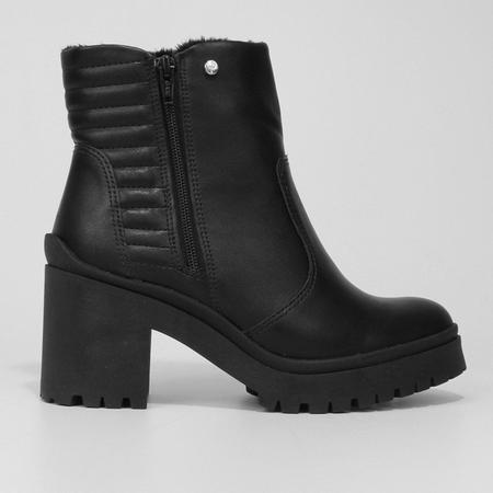 Bota Cano Curto Ramarim Tratorada Salto Bloco Feminina Bota