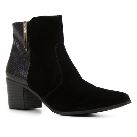 Bota via best sale uno liso preta