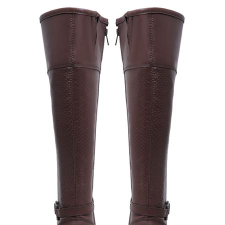 Bota Cano Longo Feminina Blogueira Resistente e Confortável NL164 - New Lopes Imagem de Bota Cano Longo Feminina Blogueira Resistente e Confortável NL164