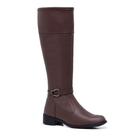 Bota Cano Longo Feminina Blogueira Resistente e Confortável NL164 - New Lopes Imagem de Bota Cano Longo Feminina Blogueira Resistente e Confortável NL164