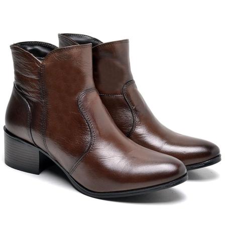 Bota de pelica cheap cano curto feminina