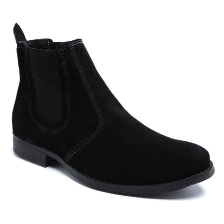 Bota chelsea store masculina camurça