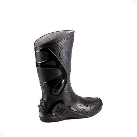 Imagem de Bota Chuva Motosafe Preta Impermeável Cano Longo Motoboy Motoqueiro