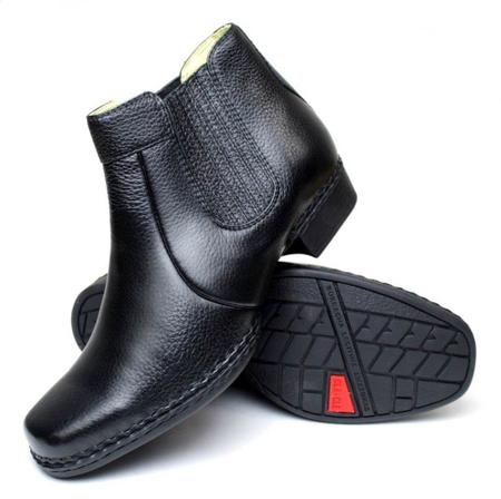 Bota Cla Cle Masculina Couro Imagem de Bota Cla Cle Masculina Couro