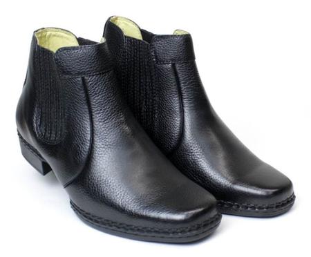 Bota Cla Cle Masculina Couro Imagem de Bota Cla Cle Masculina Couro