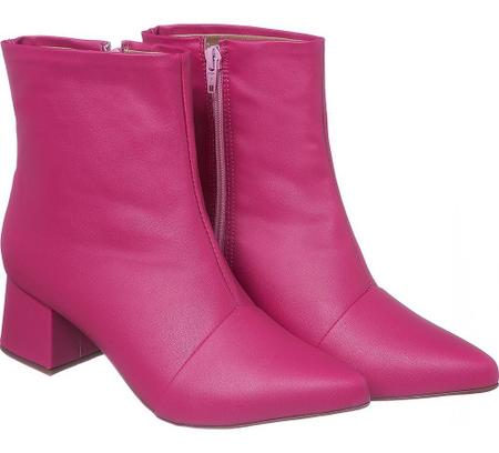 Bota Colorida Cano Curto Tend ncia Moda Lan amento Botas