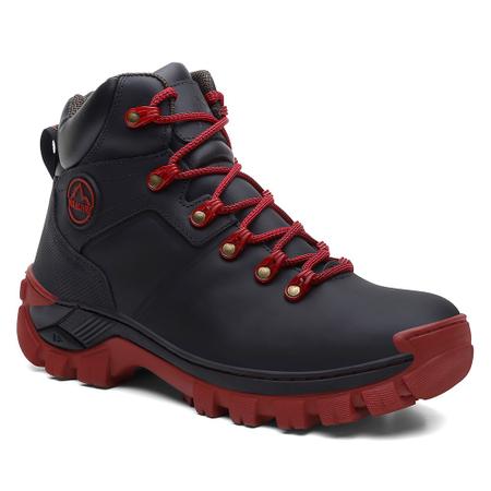 Bota Coturno Adventure em Couro Legítimo Quaresmeira - Via Livre Imagem de Bota Coturno Adventure em Couro Legítimo Quaresmeira