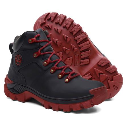 Bota Coturno Adventure em Couro Legítimo Quaresmeira - Via Livre Imagem de Bota Coturno Adventure em Couro Legítimo Quaresmeira