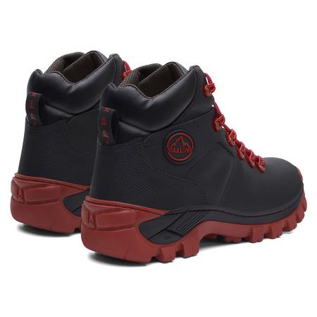 Bota Coturno Adventure em Couro Legítimo Quaresmeira - Via Livre Imagem de Bota Coturno Adventure em Couro Legítimo Quaresmeira