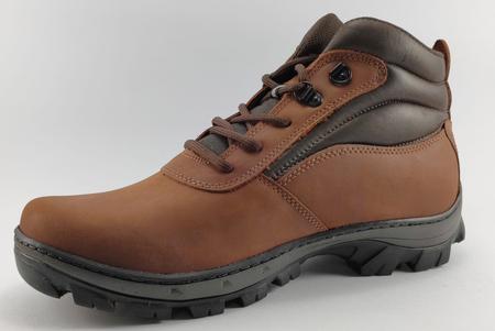 Imagem de Bota coturno adventure masculina de segurança epi ca 100% couro cano curto viper terra