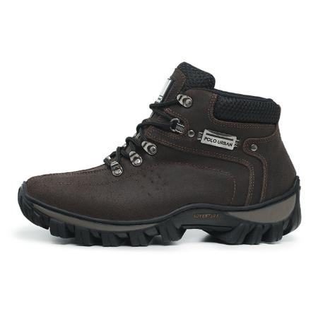 Imagem de Bota Coturno Adventure Masculino Couro Café