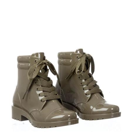 Bota Coturno cano curto Petite Jolie Iggy PJ4995 Verde Militar