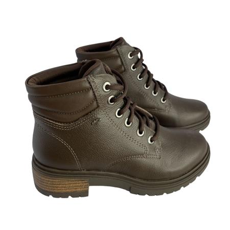 Imagem de Bota Coturno Dakota G9781 Em Couro Com Cadarço